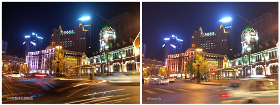 360奇酷手機旗艦版與iPhone6s室外人像對比