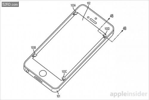 手機跌落時 屏幕能自動伸出保護片