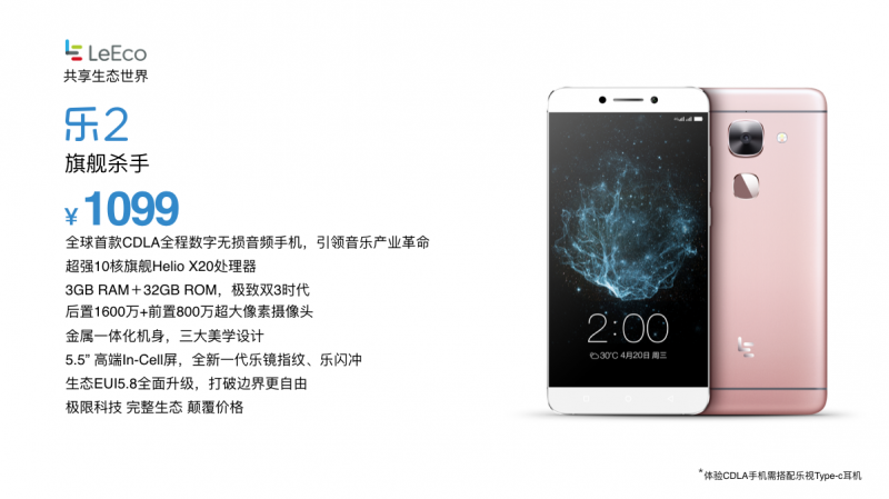 樂(lè)視手機(jī)618總銷(xiāo)量破200萬(wàn) 樂(lè)2勇奪京東、天貓千元以上銷(xiāo)量冠軍