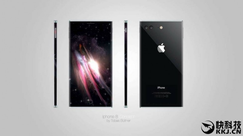 最酷的iPhone 8設(shè)計：方正造型 OLED無邊框