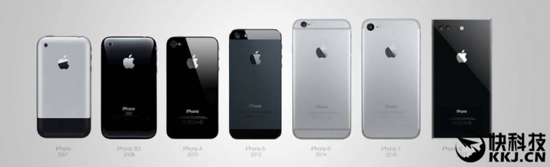 最酷的iPhone 8設(shè)計：方正造型 OLED無邊框