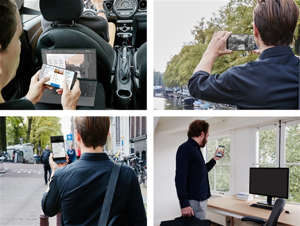 戴爾Win10手機驚艷曝光:無框懸浮屏超帥