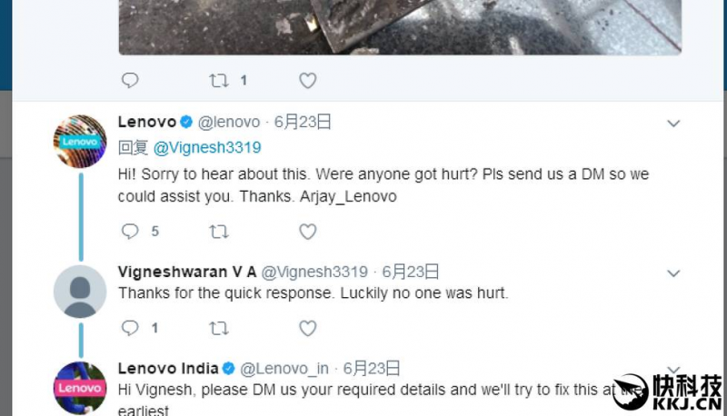 一部國產(chǎn)手機(jī)在印度爆炸:老外嚇壞