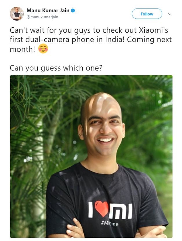 小米即將在印度發(fā)布雙攝新機