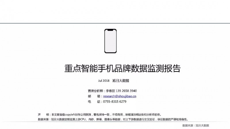 七大智能手機(jī)品牌數(shù)據(jù)監(jiān)測報告(7月）