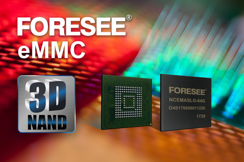 江波龍FORESEE品牌持續(xù)發(fā)力，搶占大容量嵌入式芯片市場
