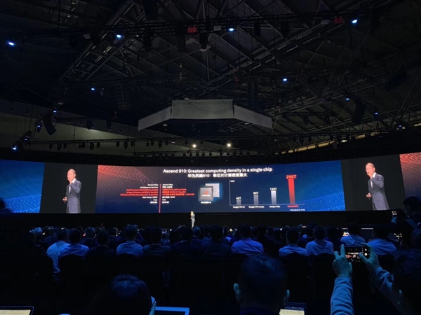 華為發(fā)布7nm自研AI芯片：單芯片計(jì)算密度最大 明年Q2上市