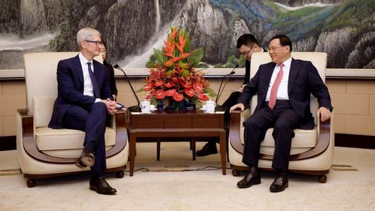 上海市委書記李強會見庫克：后者表示蘋果將繼續(xù)加大在滬投資