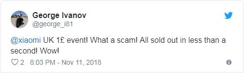小米手機1英鎊搶購引眾怒:庫存稀少且未明示“抽獎”機制