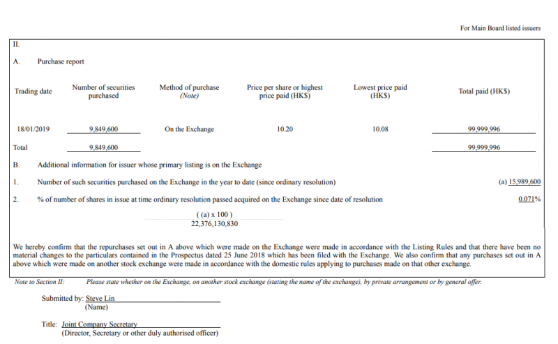 小米進(jìn)行第二次回購(gòu) 斥資近1億港元